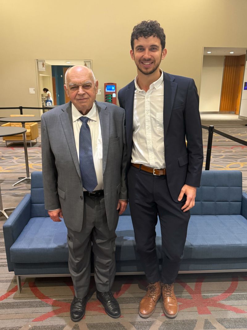 My tinnitus mentor Dr. Pawel Jastreboff, PhD and I at the AAA conference in 2026.
